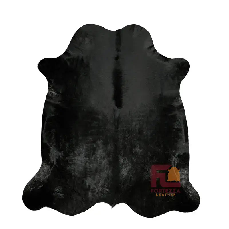 Black Cowhide Rug | X-Large 6' x 8'|