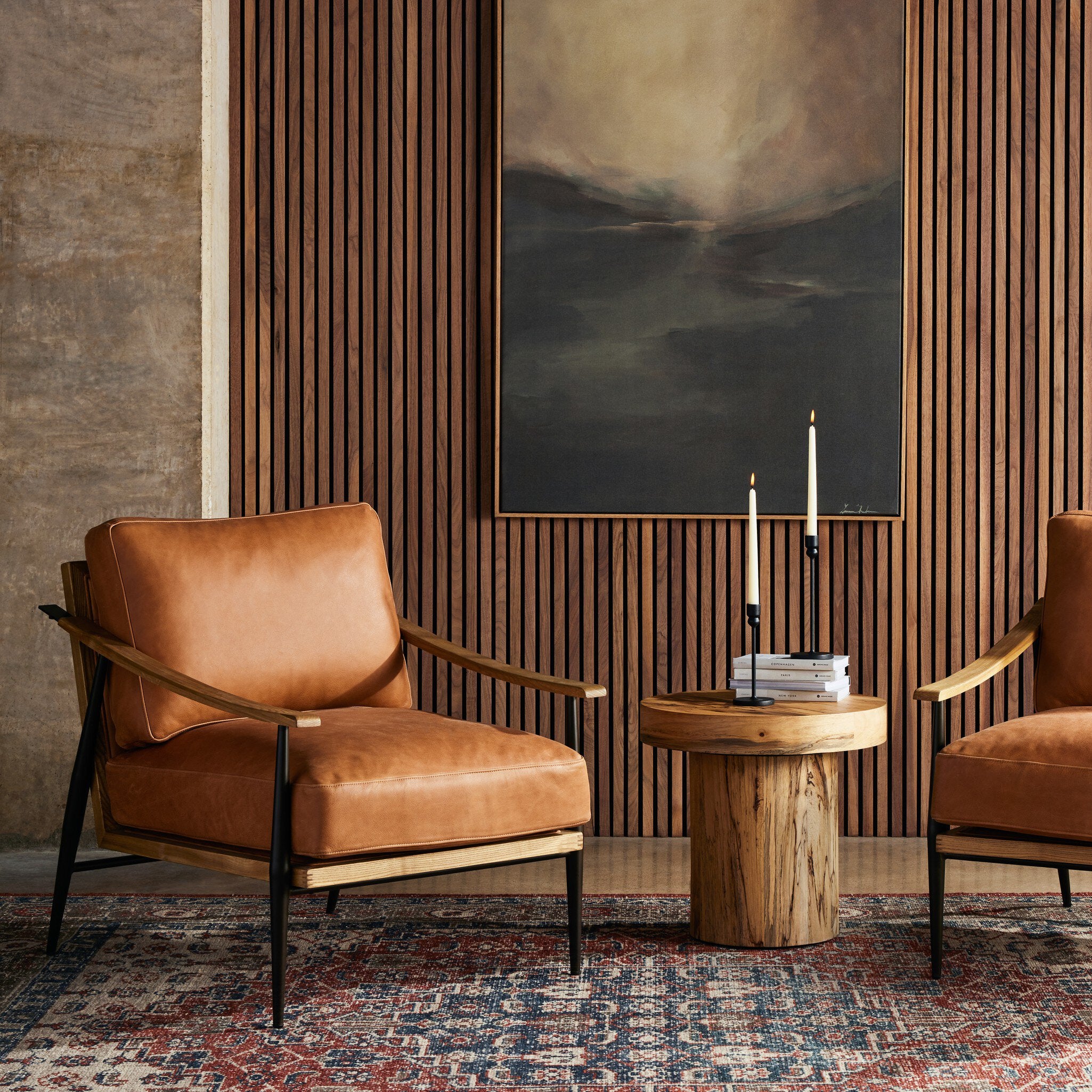 Kennedy Chair in Palermo Cognac Leather