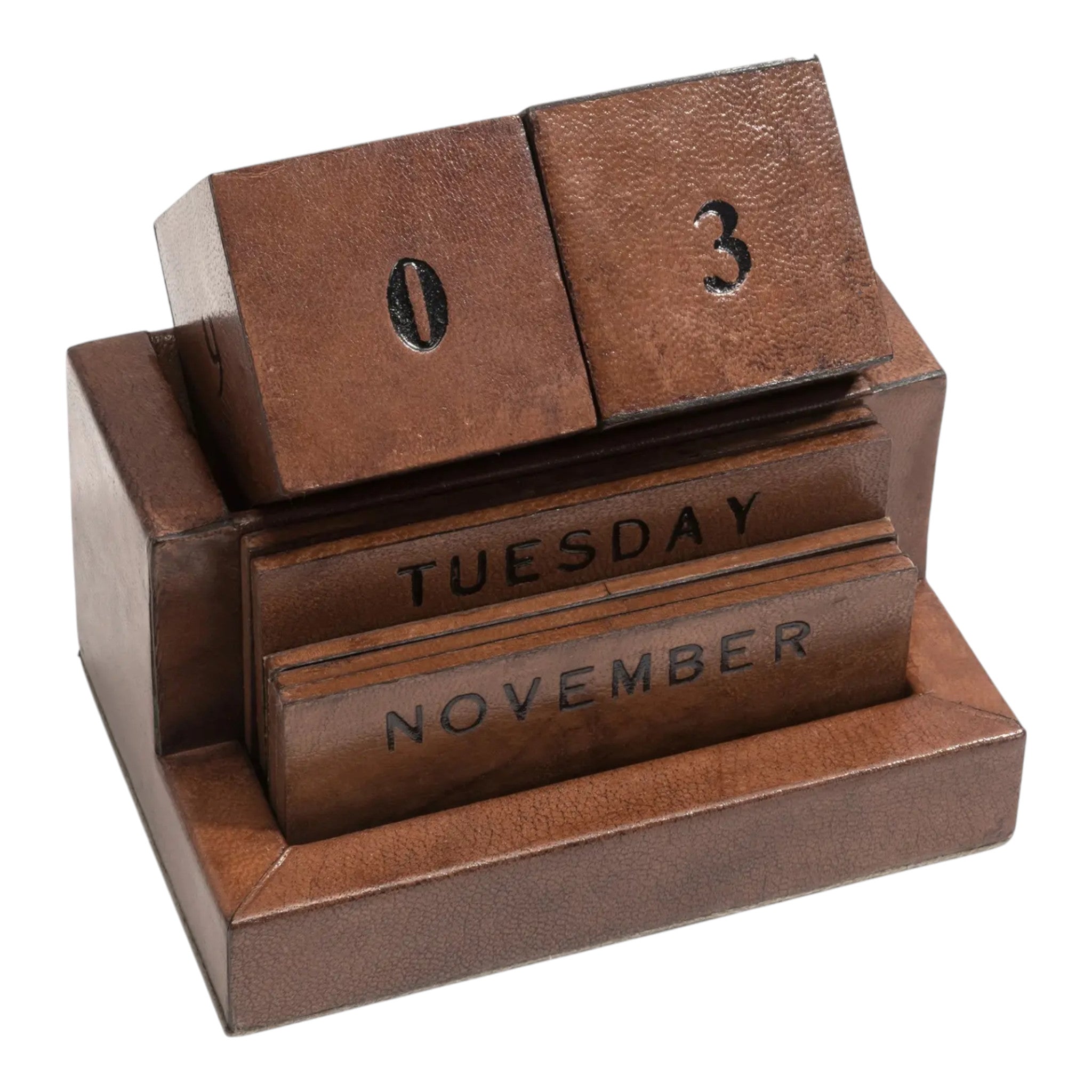 Leather Desk Calendar