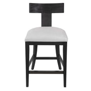 front view idris counter stool charcoal