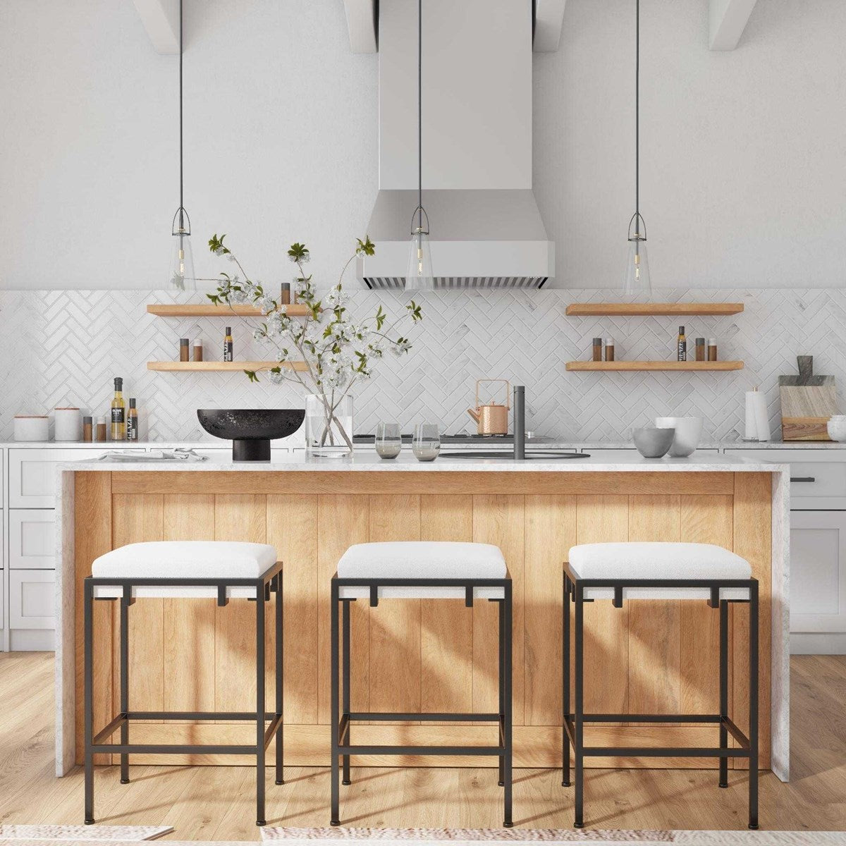 kitchen scene paradox counter stool