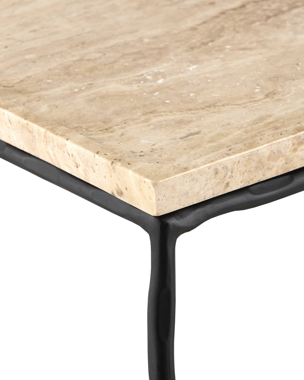 Boyles Travertine Console Table