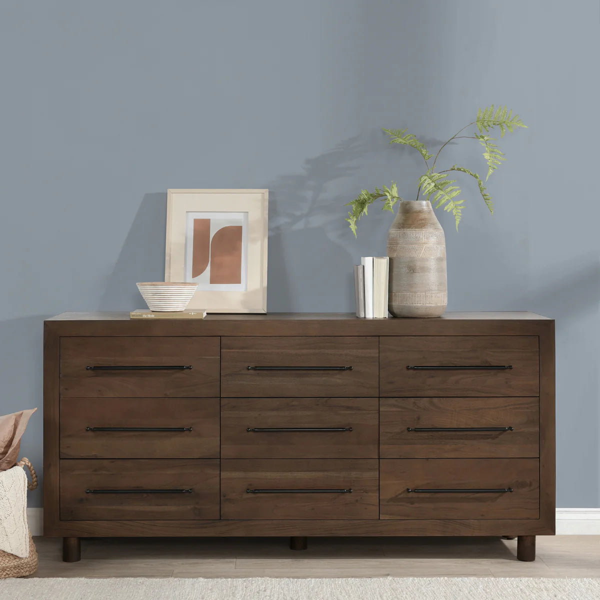 Jaxon Solid Wood 9Dwr Dresser