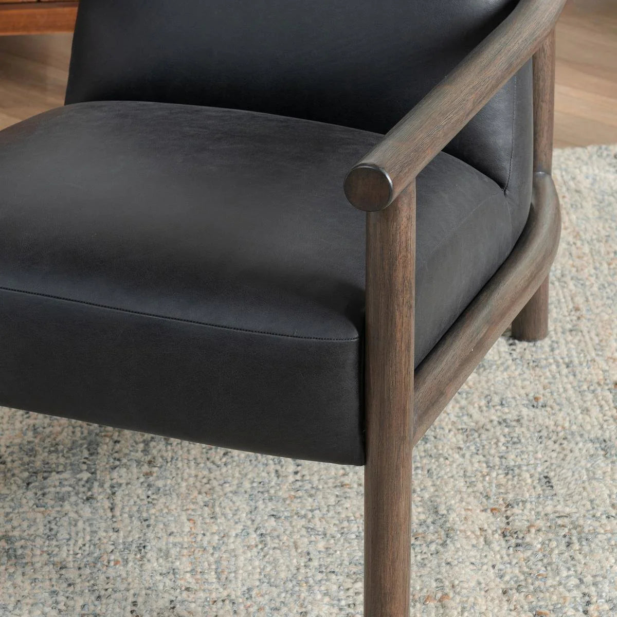 Azoria Leather Accent Chair