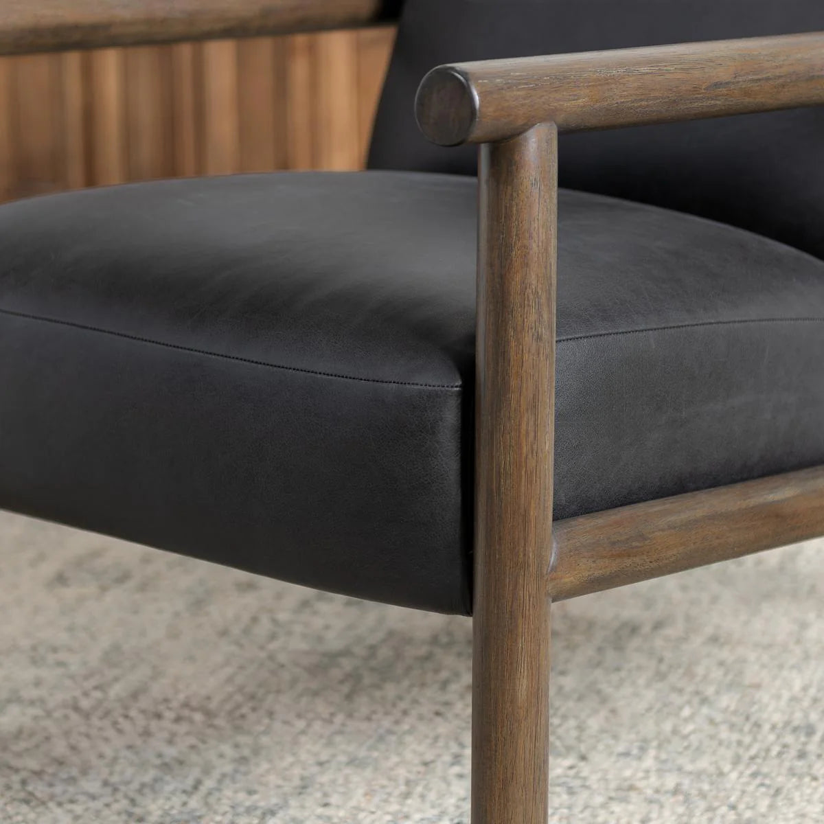 Azoria Leather Accent Chair