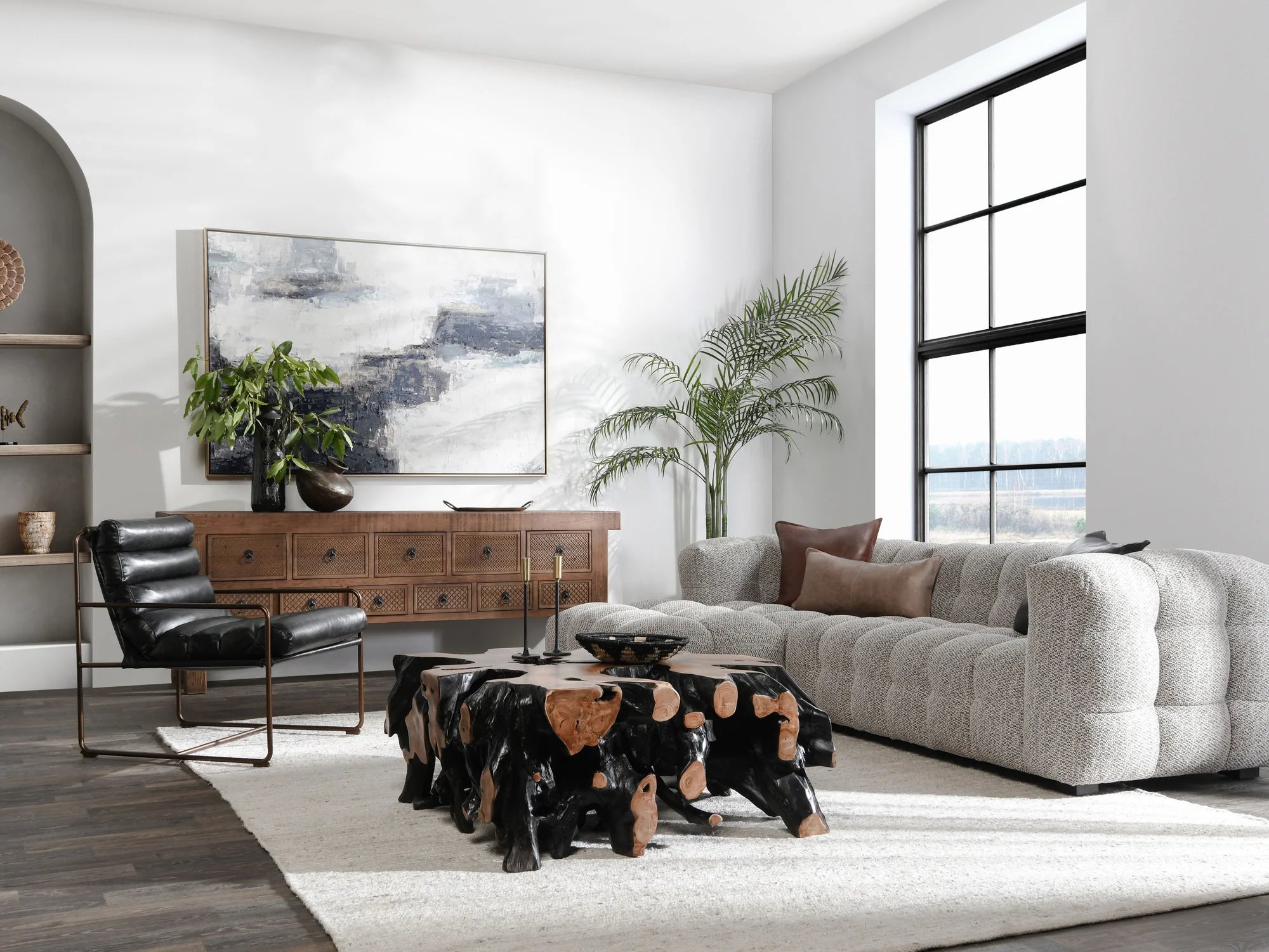Walter Upholstered Sectional with Chaise