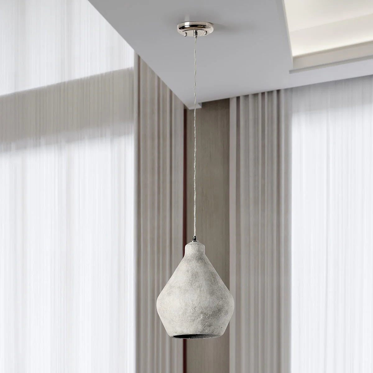 Jerry Concrete Round Pendant