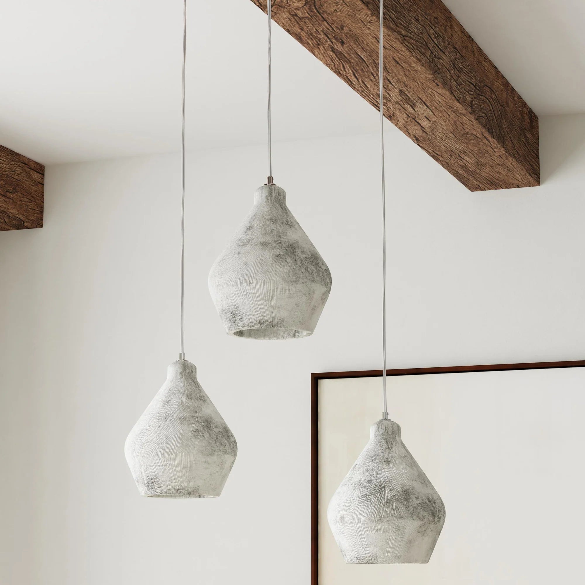 Jerry Concrete Round Pendant