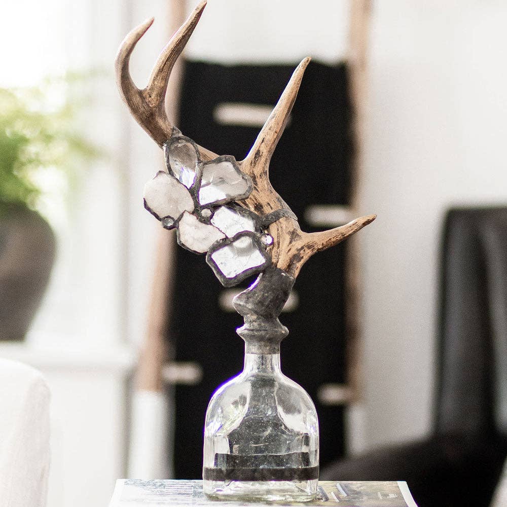 Single Medium Antler Bottle