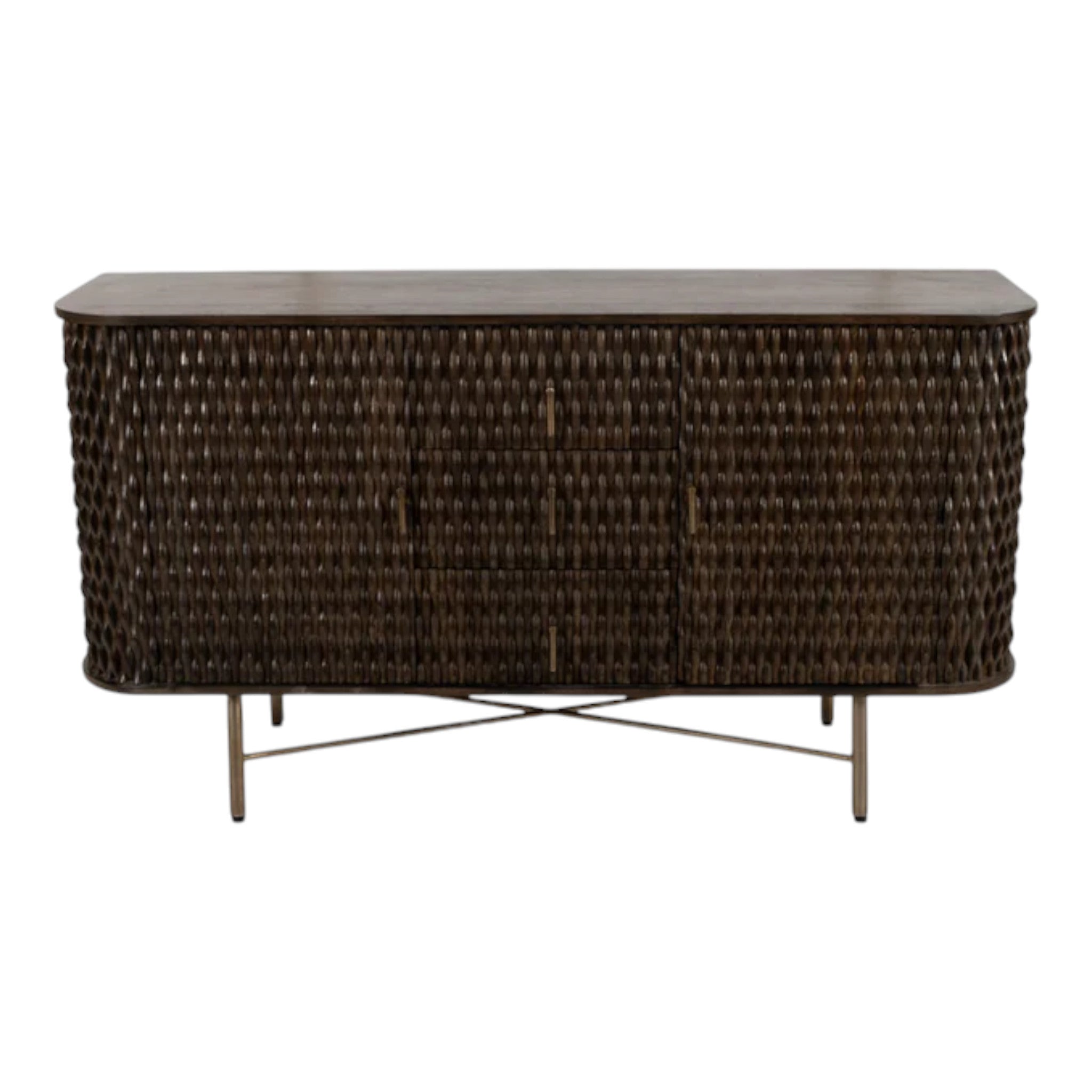 Carved Wood Console