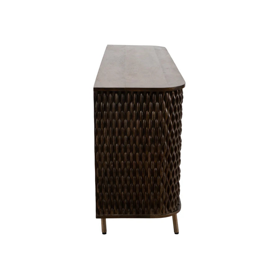Carved Wood Console