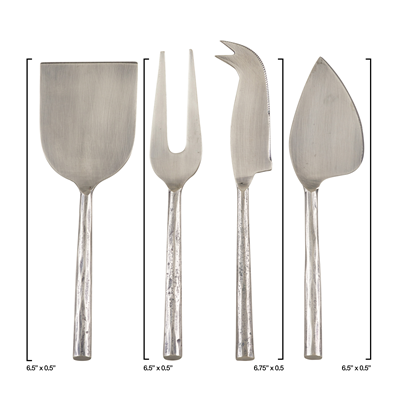 Forged Stainless Steel Cheese Set of Four