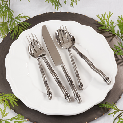 Twiggy Stainless Steel Flatware Set of Five