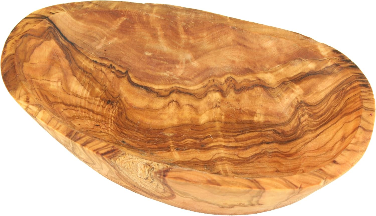 Olive Wood Oval Bowl