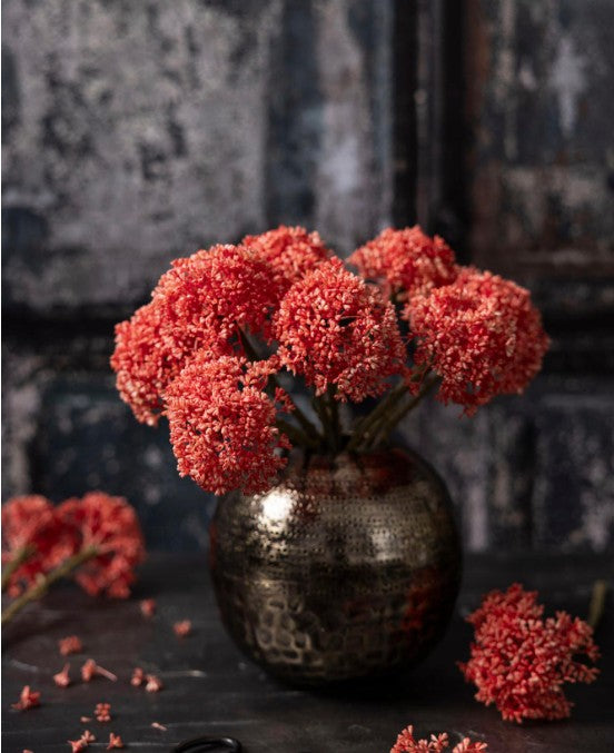 Artificial Coral Sedum Floral