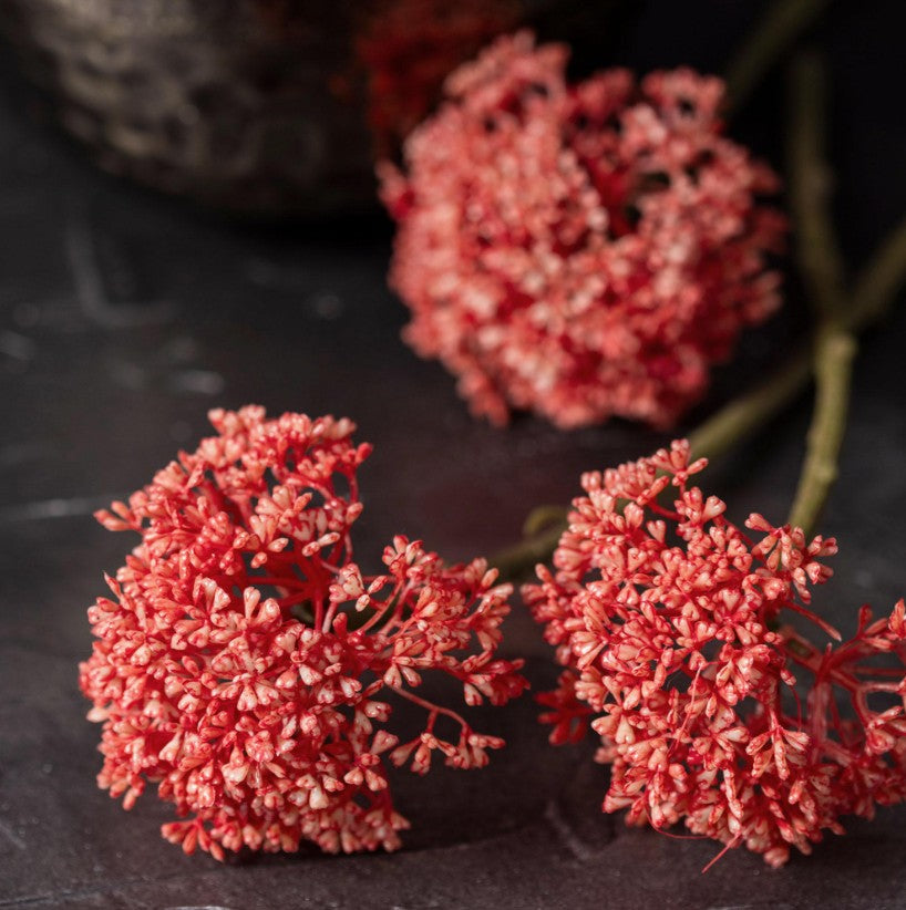 Artificial Coral Sedum Floral