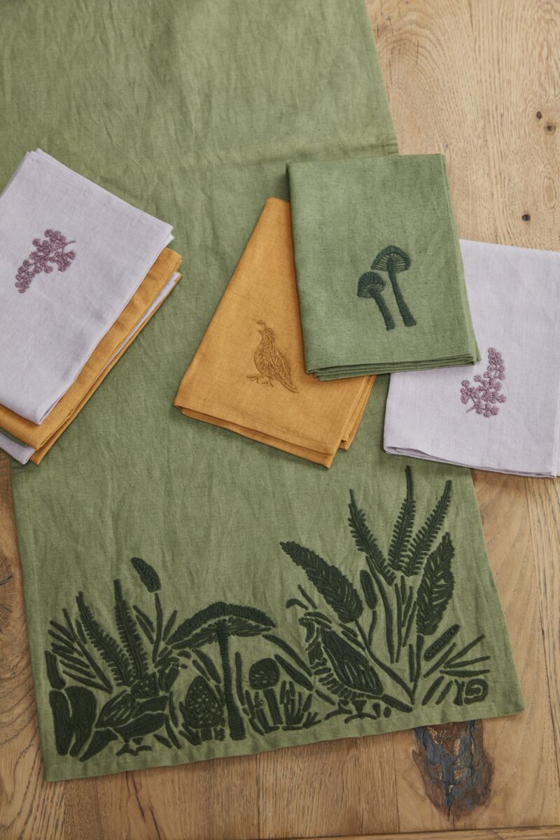 Regale Napkin in Green - Set of 4
