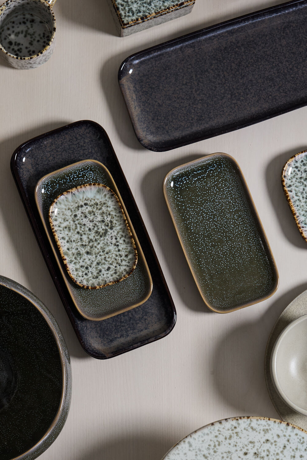 Set of 3 Starling Trays