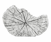 Faux Bois Slice Planter