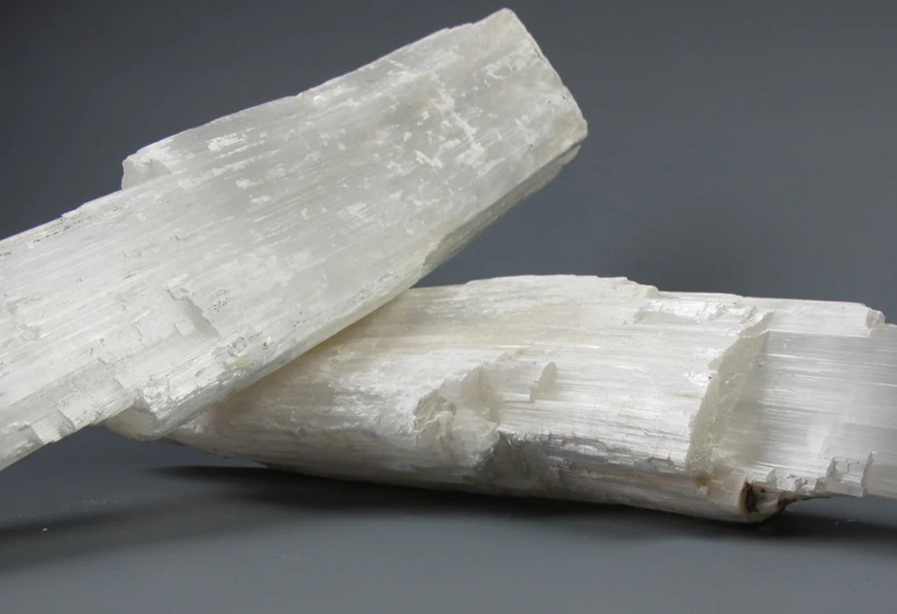 Solid Natural Selenite Log