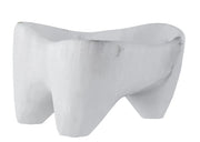 Solid Selenite Basin with Feet