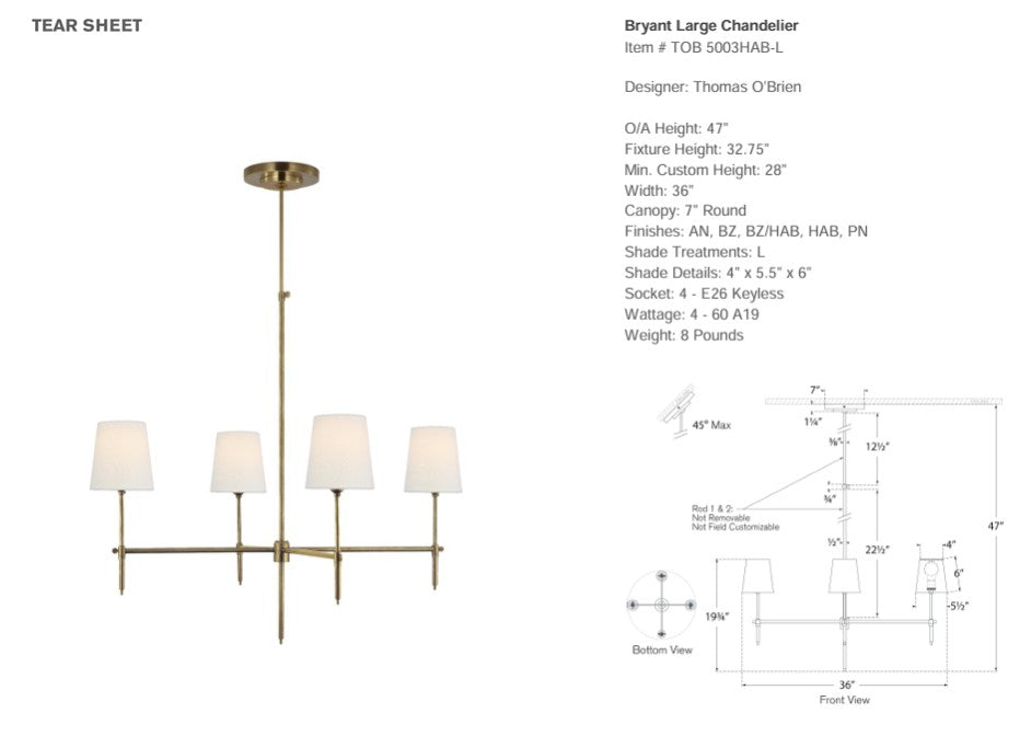Bryant Large Chandelier