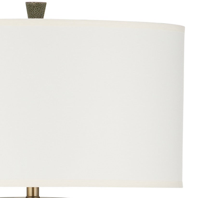 Galuchat Green Hourglass Floor Lamp