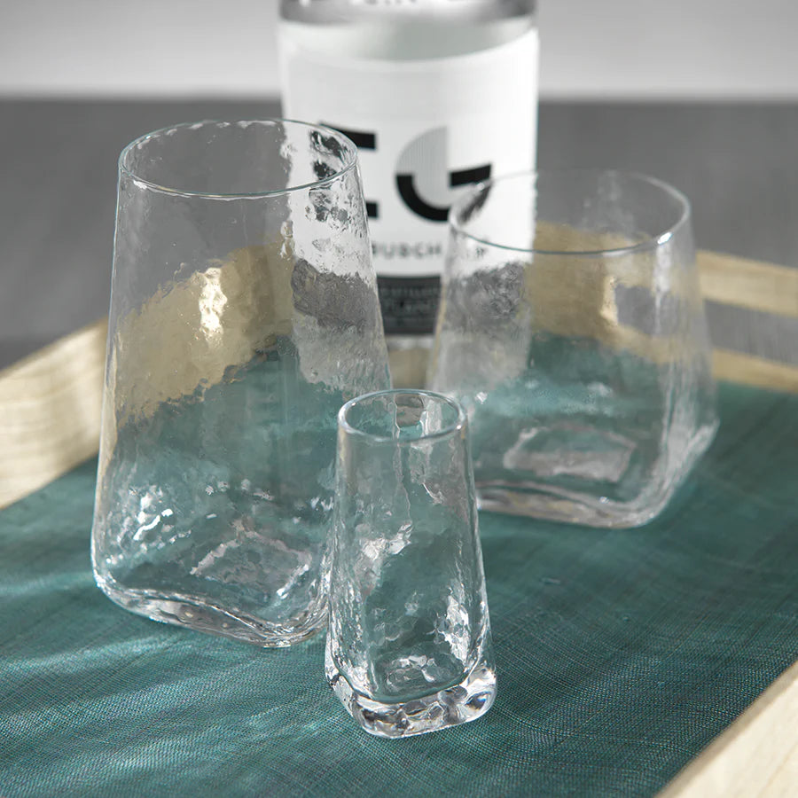 Kallos Hammered Highball Glass