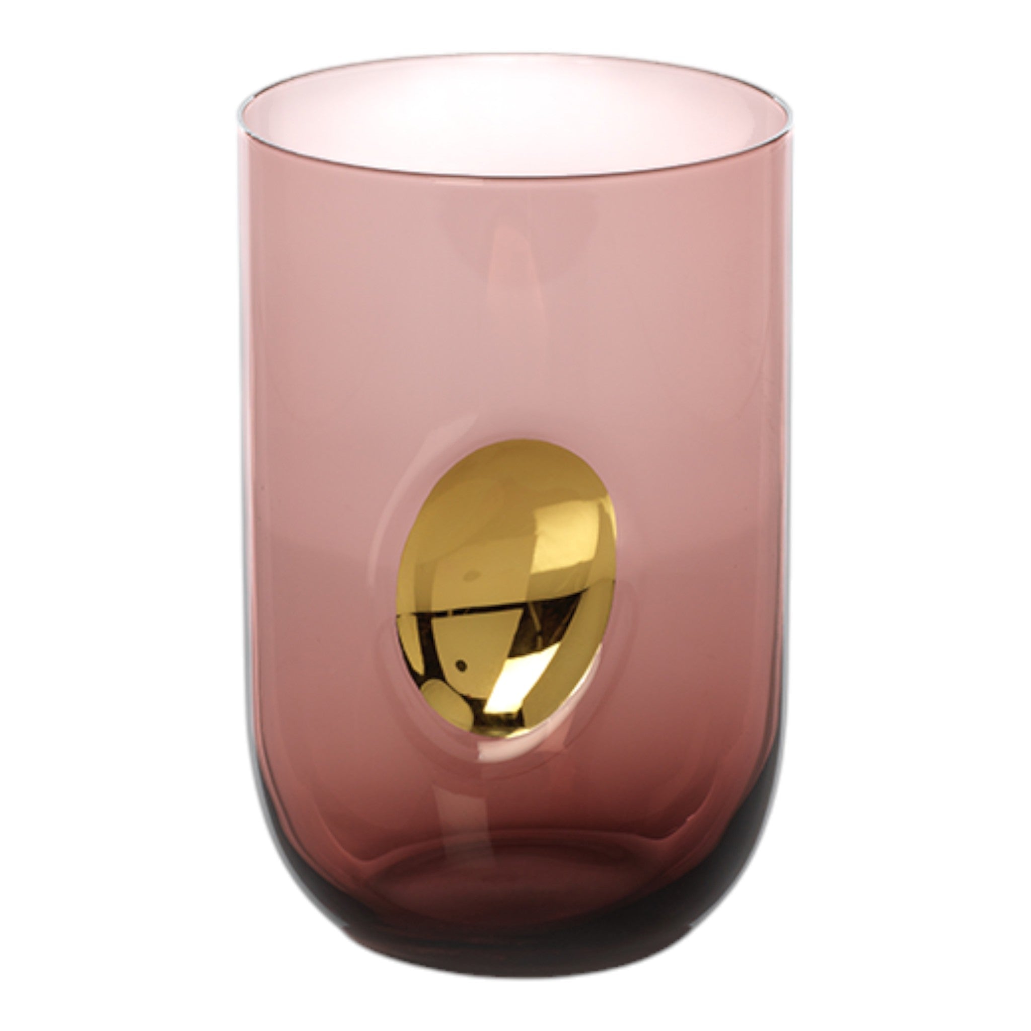 Aperitivo Tumbler with Gold Accent - Violet, Set of 4