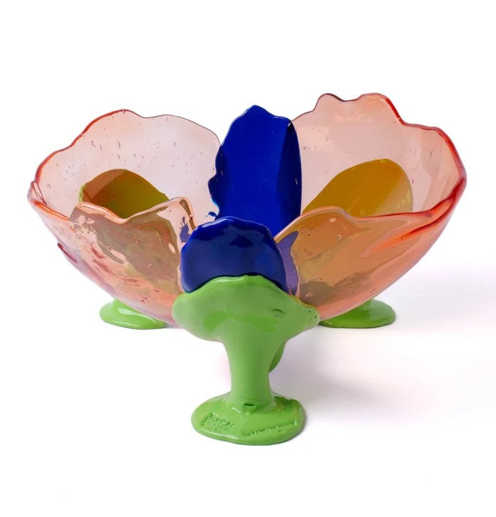 Corsi Designs Big Collina Vase Extra Color - Clear Light Ruby, Blue, Apple