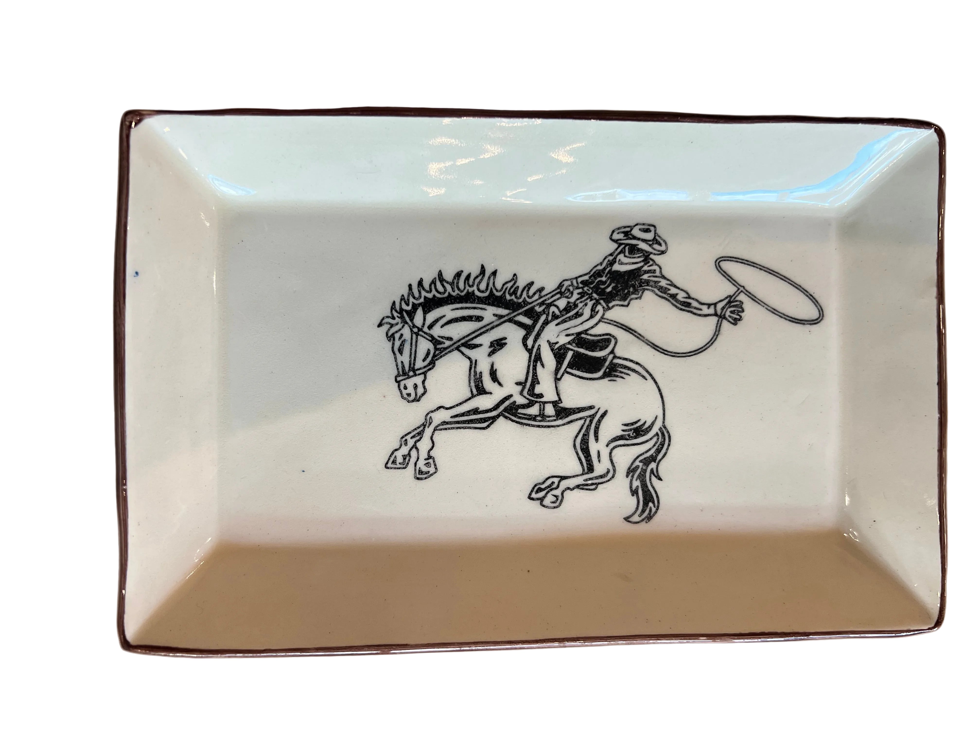 Cowboy Trinket Plate