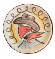 Picasso Cowboy Plate
