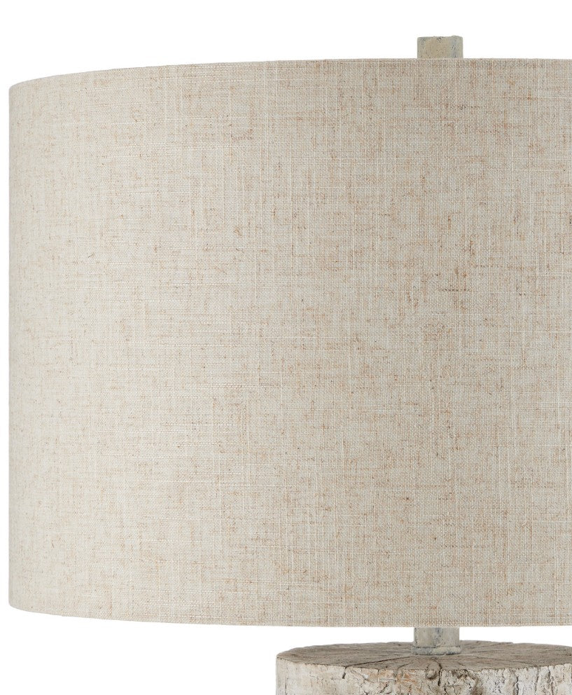 Faux Birch Table Lamp