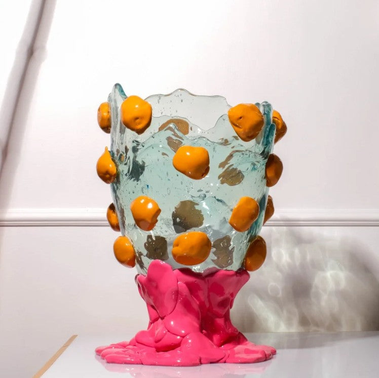 Corsi Designs Nugget Vase Extra Color - Aqua, Ochre, Fuchsia