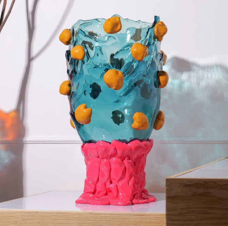 Corsi Designs Nugget Vase Extra Color - Aqua, Ochre, Fuchsia