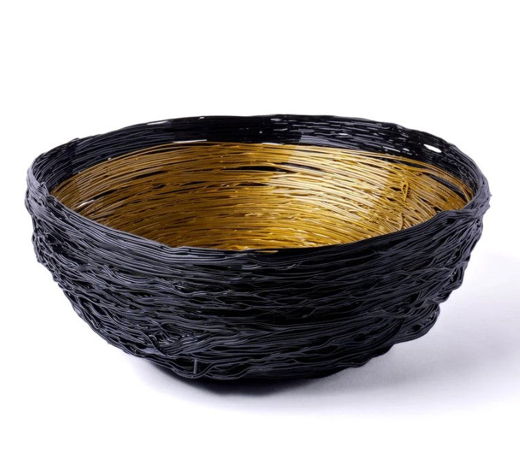 Corsi Designs Tutti Frutti I Special Basket - Matt Black, Gold