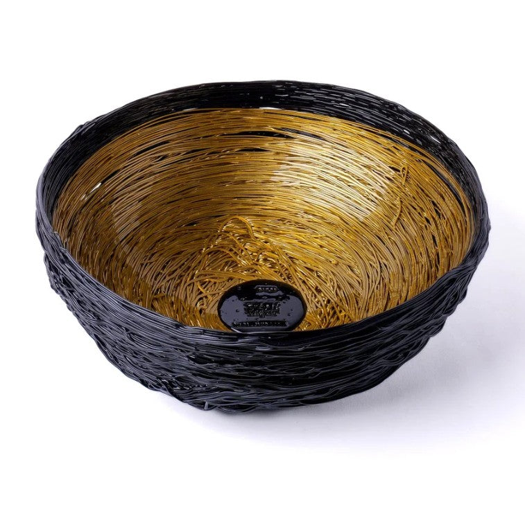 Corsi Designs Tutti Frutti I Special Basket - Matt Black, Gold