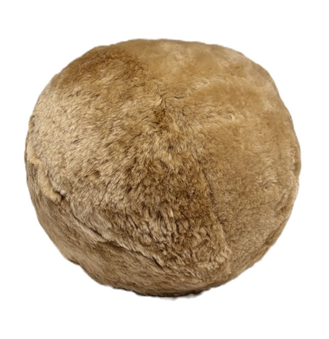 Shearling Puff Ball Pillow