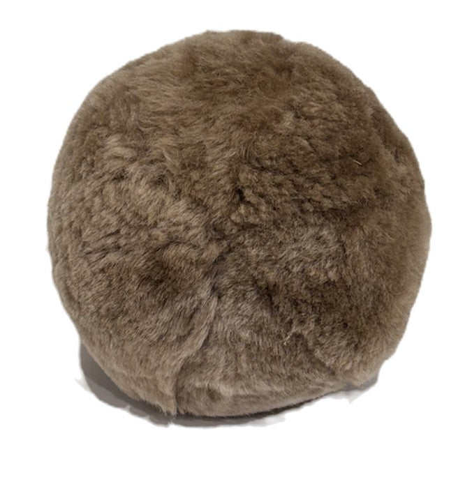 Shearling Puff Ball Pillow