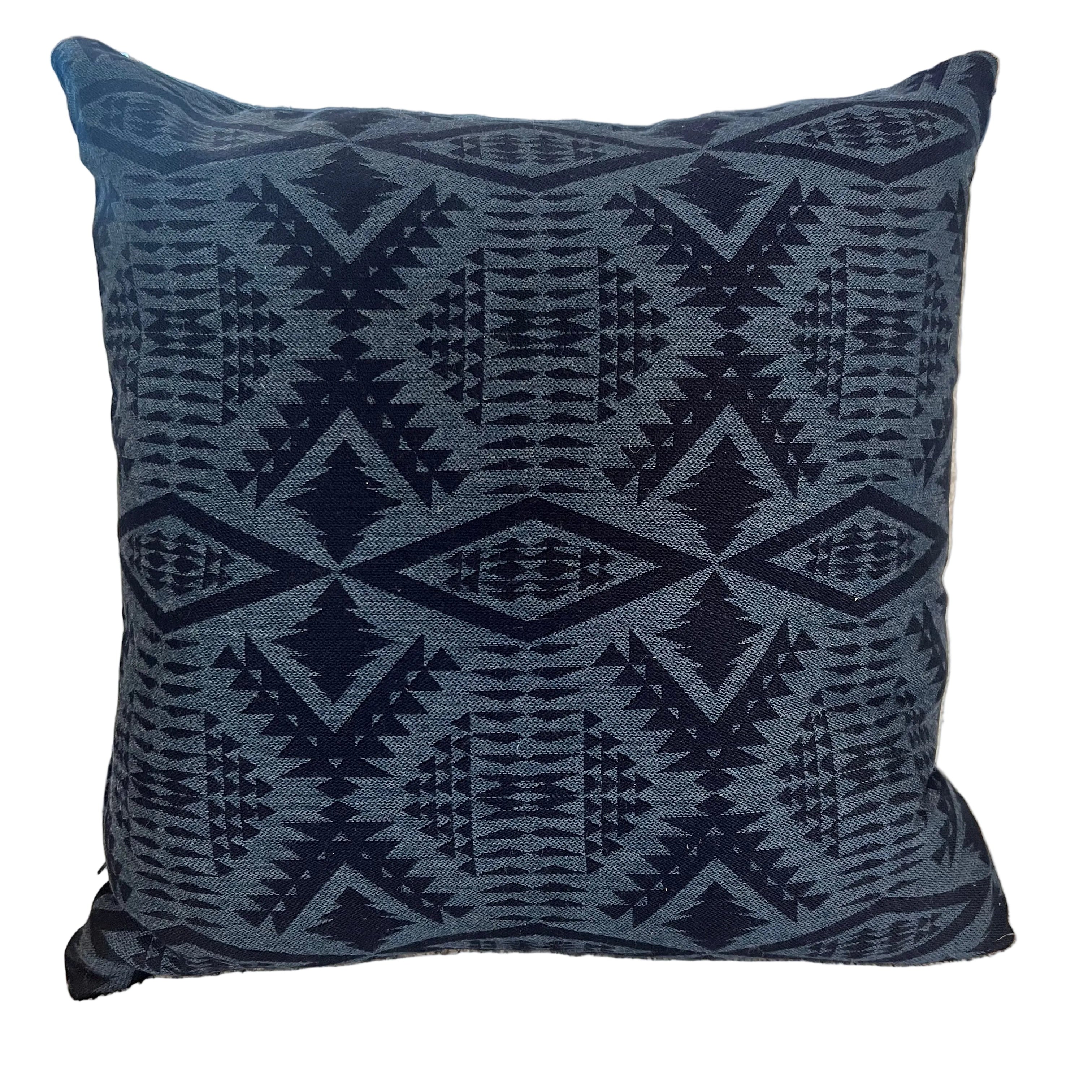 Blue Pendleton Pillow