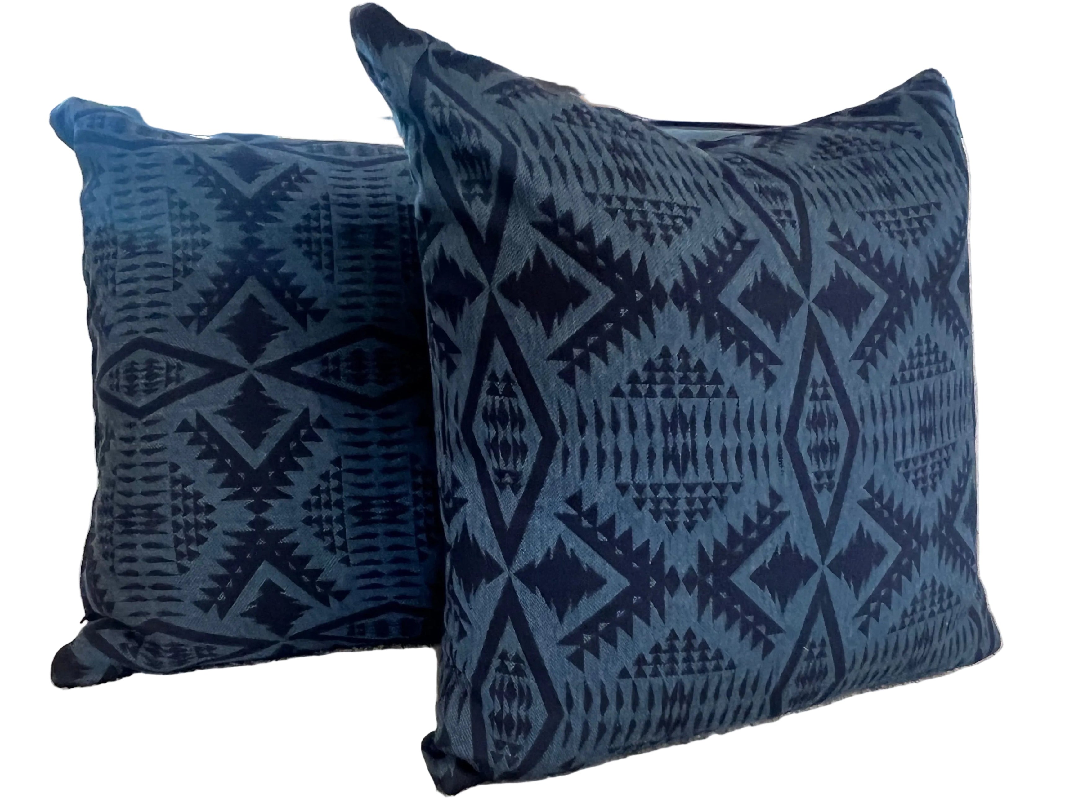 Blue Pendleton Pillow