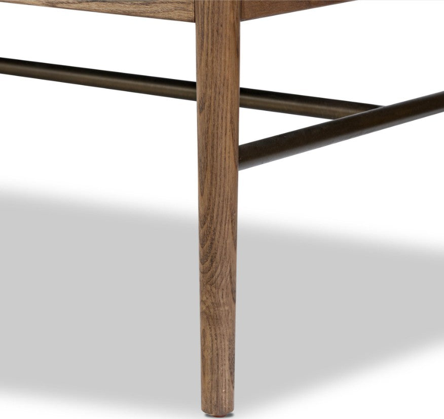 Demi Shearling Accent Bench