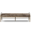 Demi Shearling Accent Bench