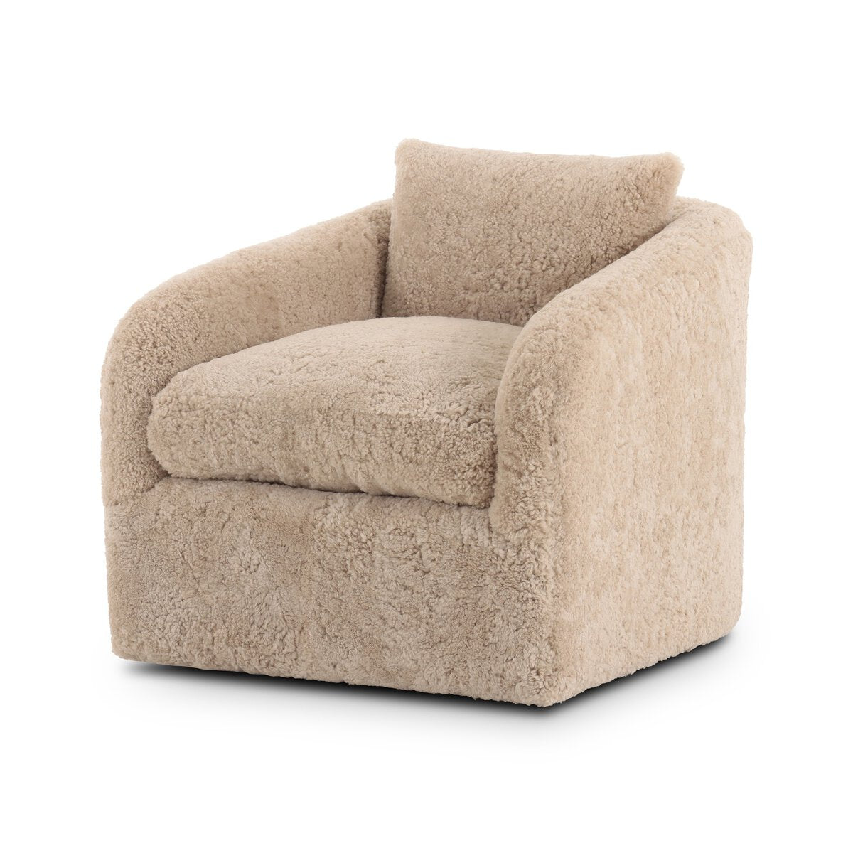 Shearling Topanga Swivel Chair