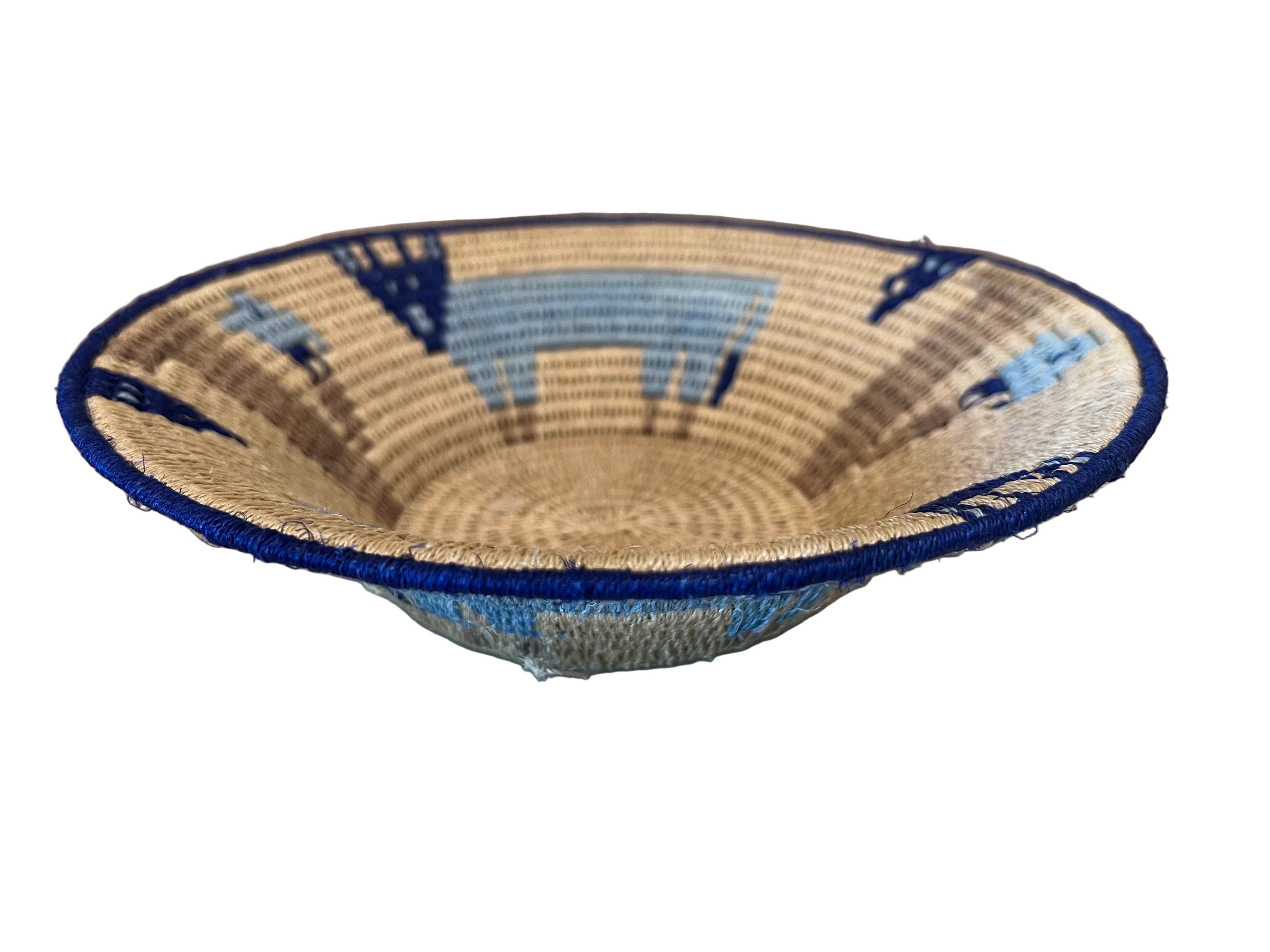 Medium Bull Woven Sisal Basket