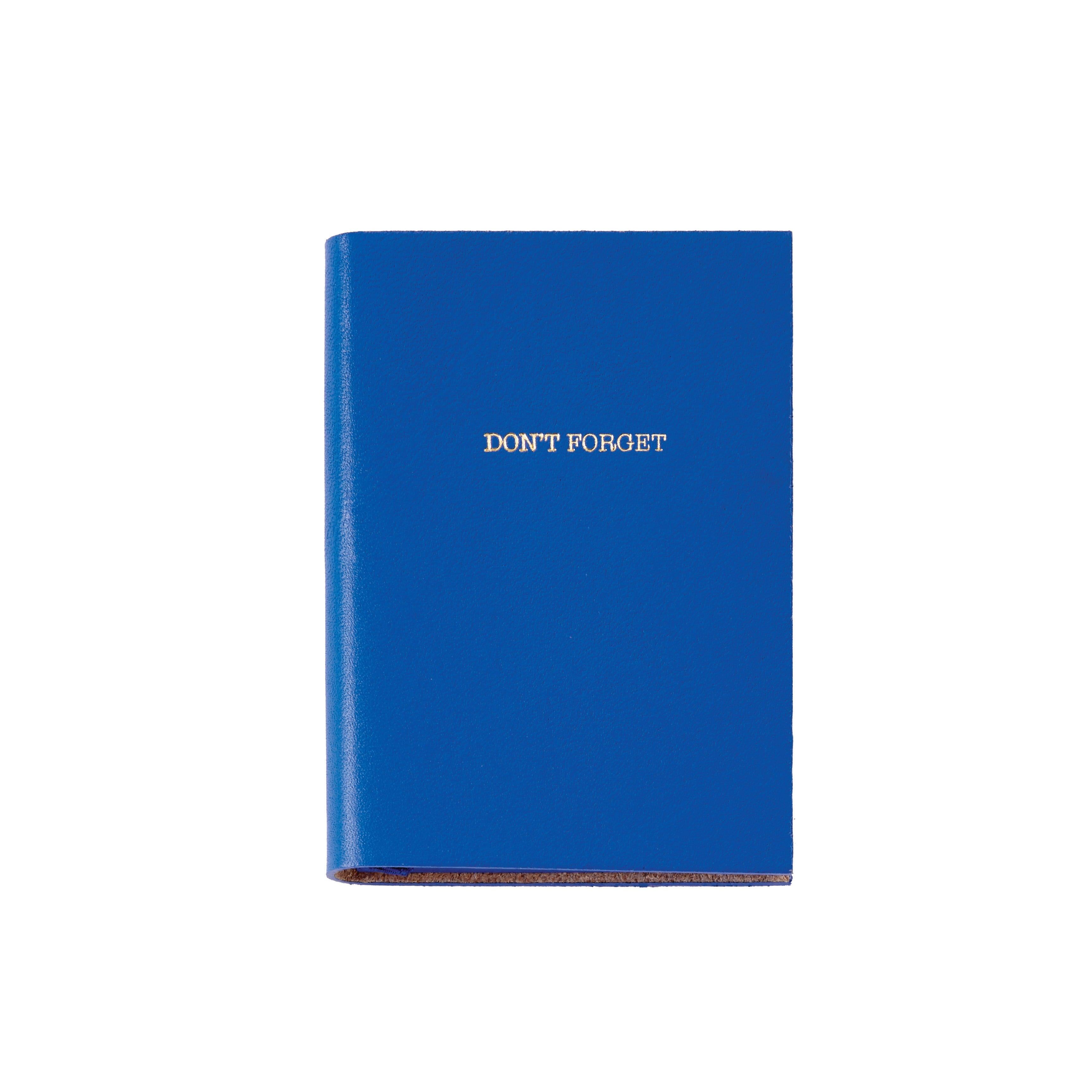 Mini Journal - Don't Forget