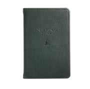 National Parks Guide in Green Leather