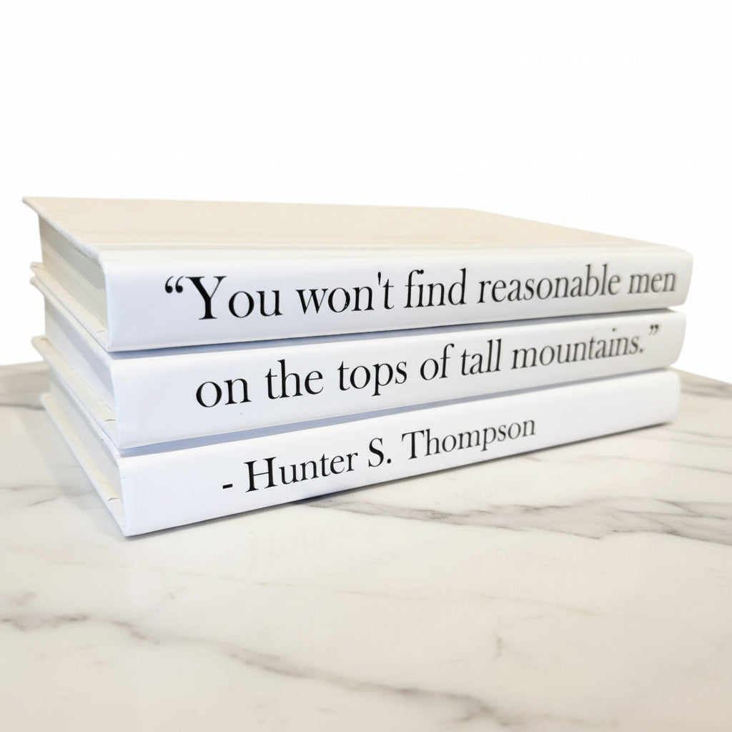 Hunter S. Thompson Decor Books- Set of Three
