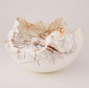 Orange and Blue Cambrian Bowl