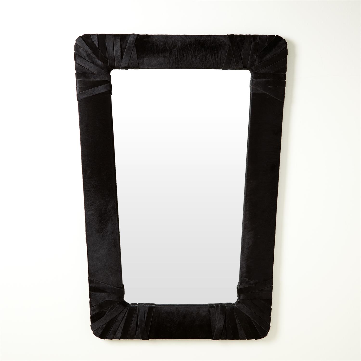 Gabriel Black Hair on Hide Mirror